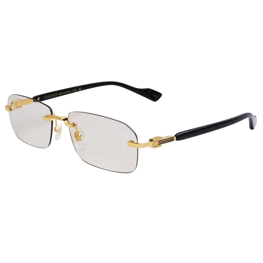 Kính Mát Nam Gucci GG1221S 005 Sunglasses Màu Đen Vàng