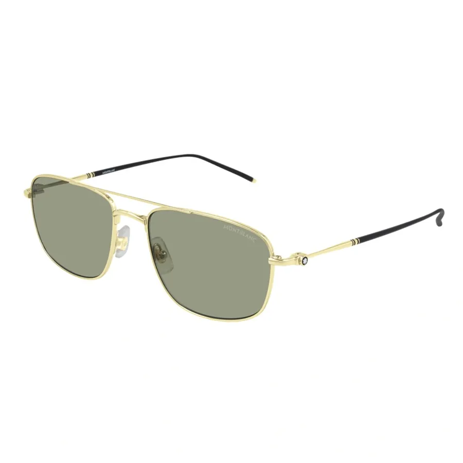 Kính mắt Montblanc - Kính Mát Nam Montblanc Sunglasses MB0127S-003 56 Màu Xanh Lá - Vua Hàng Hiệu