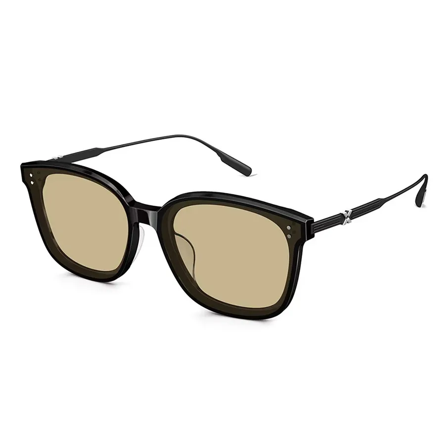 Kính Mát Unisex Molsion MS3066 A16 Màu Đen - Vàng - Thời Trang Sành Điệu Bảo Vệ UV Tối Ưu, Phong Cách Đẳng Cấp Cho Giới Trẻ
