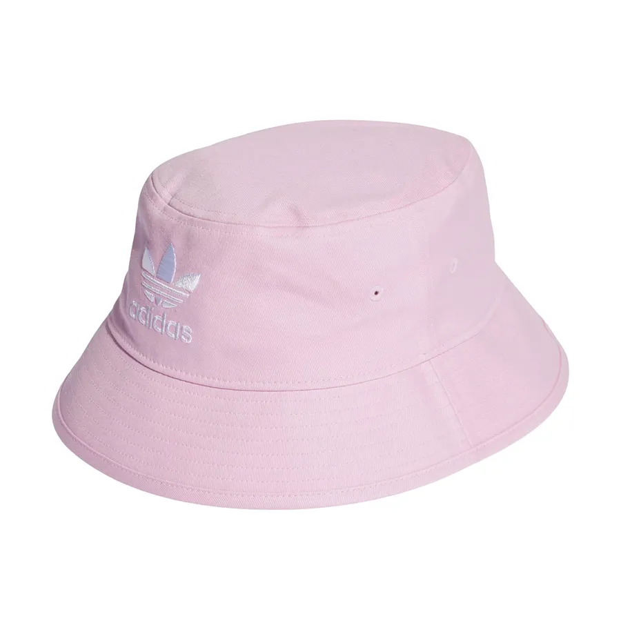 Mũ nón - Mũ Adidas Adicolor Trefoil Bucket Hat IL4853 Màu Hồng Nhạt Size 54-56 - Vua Hàng Hiệu