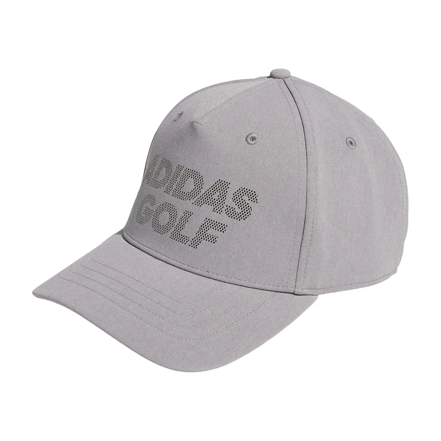 Mũ nón 87% Polyester, 13% Elastane - Mũ Adidas Golf Dot Design Logo Cap HS4407 Màu Xám - Vua Hàng Hiệu