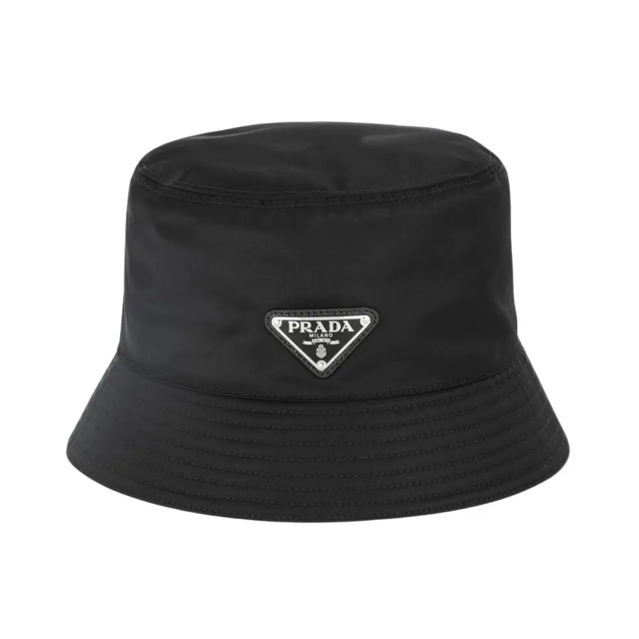 Prada - Mũ Prada Re-Nylon Bucket Hat 1HC137 2DMIF 0002 Màu Đen Size S - Vua Hàng Hiệu