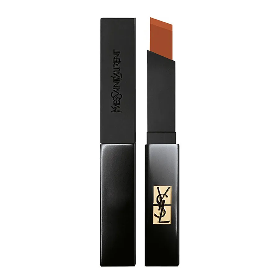 Son Môi Son lì - Son Yves Saint Laurent YSL The Slim 320 Scorching Brown Màu Nâu Tây - Vua Hàng Hiệu