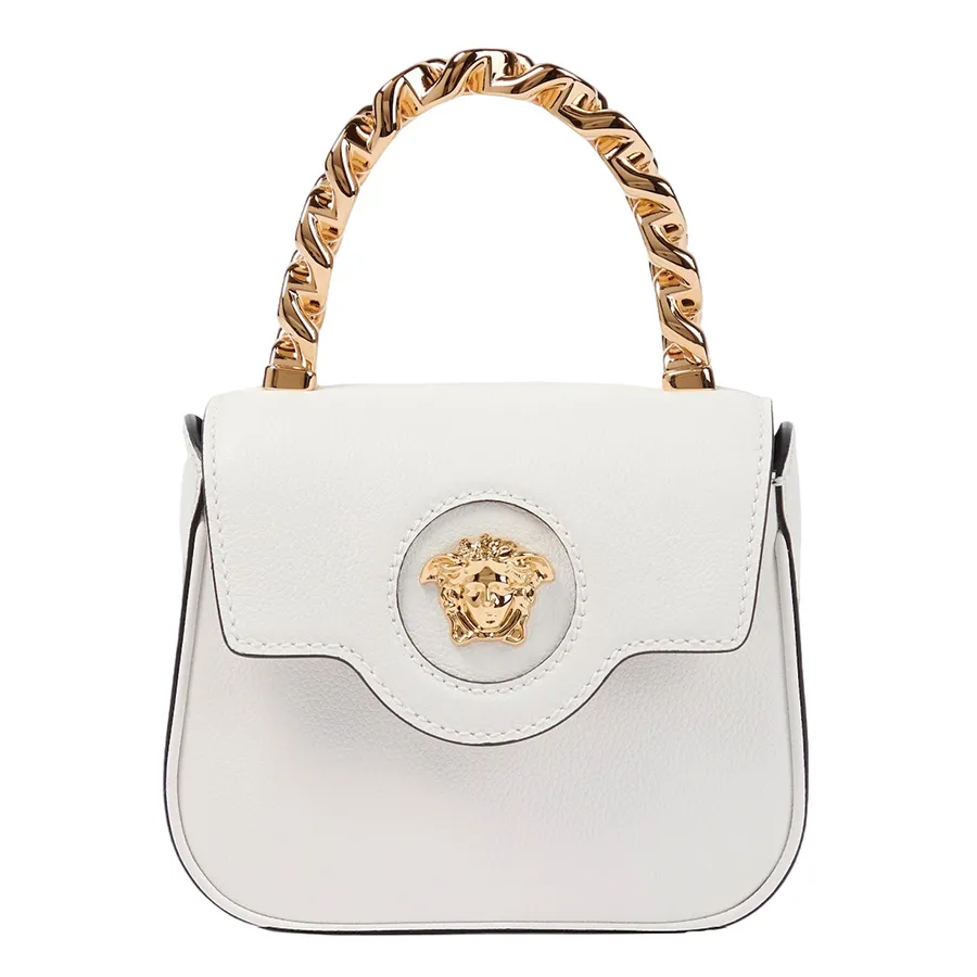 Túi xách Versace - Túi Đeo Chéo Nữ Versace La Medusa Mini Bag White Màu Trắng - Vua Hàng Hiệu