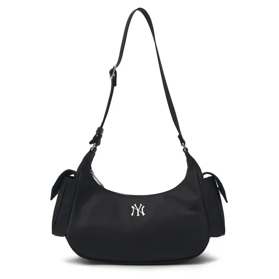 Túi xách MLB - Túi Đeo Vai Nữ MLB Nylon Cargo Bag New York Yankees 3ABQM044N-50BKS Black Màu Đen - Vua Hàng Hiệu