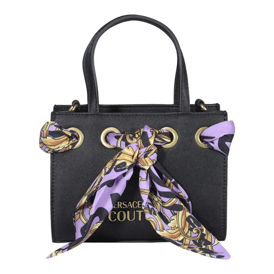 Túi Đeo Vai Versace Jeans Couture Small Tote Shoulder Bag Black Faux  Leather 73VA4BAA ZS467-899 Màu Đen