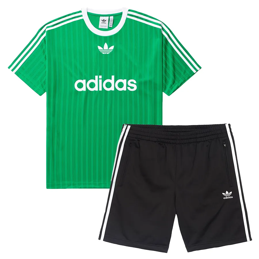Thời trang Adidas Nam - Bộ Thể Thao Nam Adidas Adicolor Green IM9457/IU2368 Màu Xanh Đen Size M - Vua Hàng Hiệu
