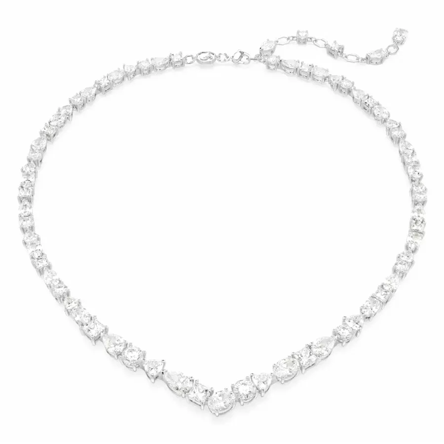 Trang sức Swarovski Dây chuyền - Dây Chuyền Nữ Swarovski Mixed Cuts Mesmera Necklace 5665242 Màu Bạc - Vua Hàng Hiệu