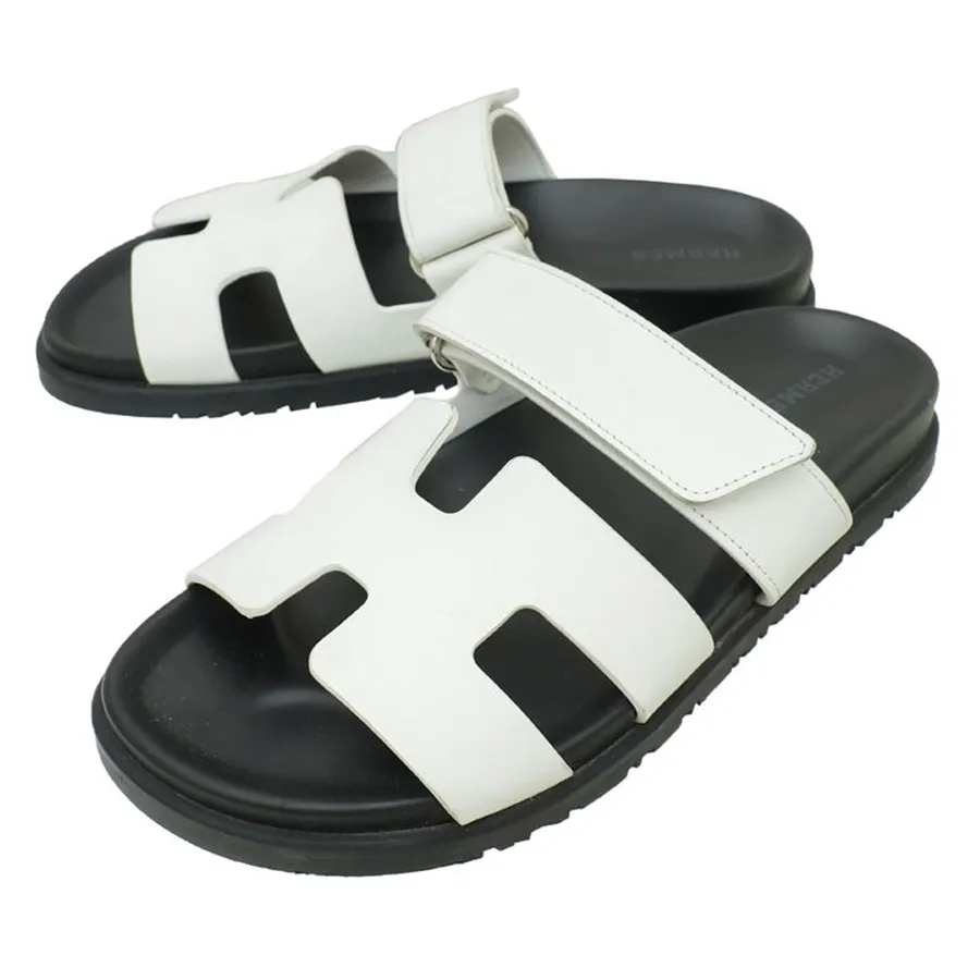 Dép Hermès - Dép Nữ Hermès Blanc Chypre Sandal Màu Trắng Size 36 - Vua Hàng Hiệu