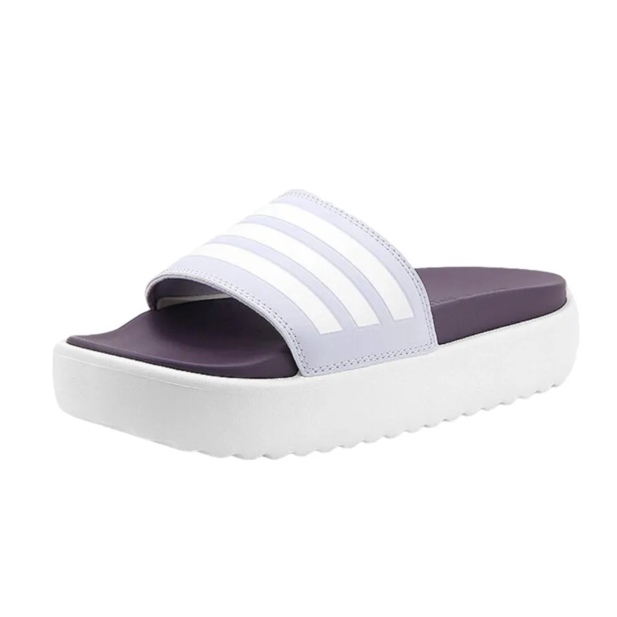 Dép Adidas - Dép Nữ Adidas Adilette Platform Slides IF3421 Màu Tím/Trắng Size 37 - Vua Hàng Hiệu