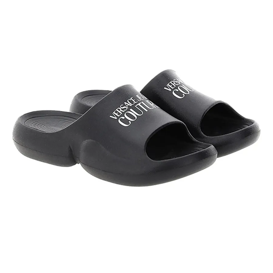 Dép Versace Jeans Couture Slippers 74YA3S8A Màu Đen Size 39