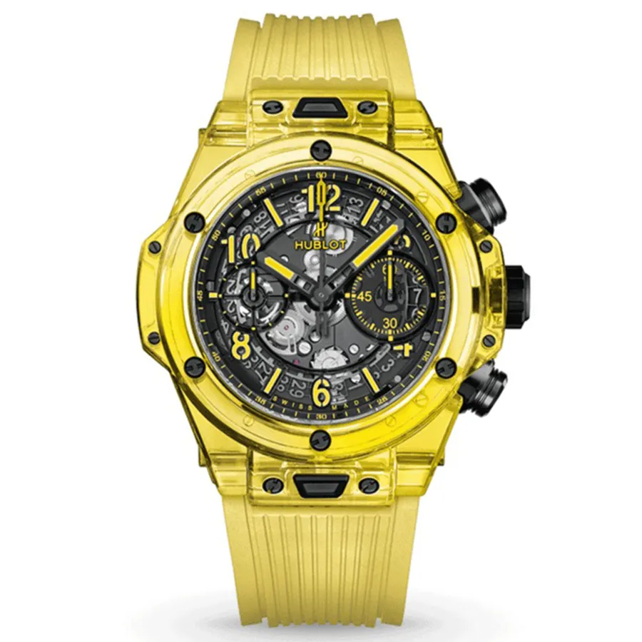 Đồng hồ Máy Automatic (Tự động) - Đồng Hồ Hublot Big Bang Unico Yellow Sapphire Limited 42 441.JY.4909.RT Màu Vàng - Vua Hàng Hiệu