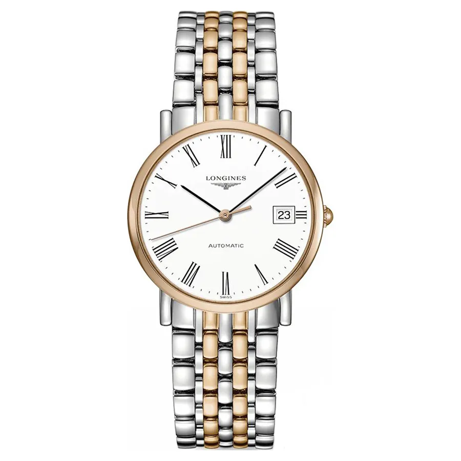 Đồng Hồ Nam Longines Elegant Collection Màu Bạc Vàng