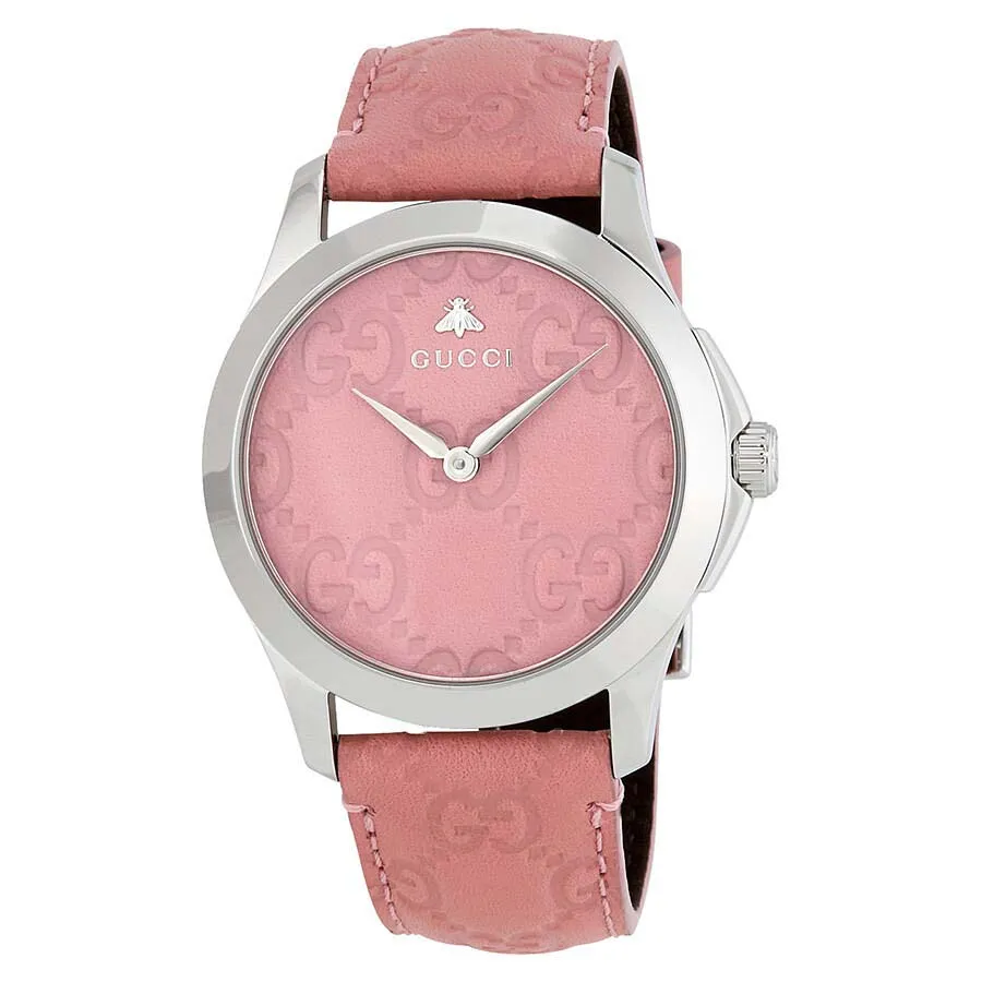 Đồng hồ Hồng - Đồng Hồ Nữ Gucci G-Timeless Candy Pink Dial Ladies Watch YA1264030 Màu Hồng - Vua Hàng Hiệu