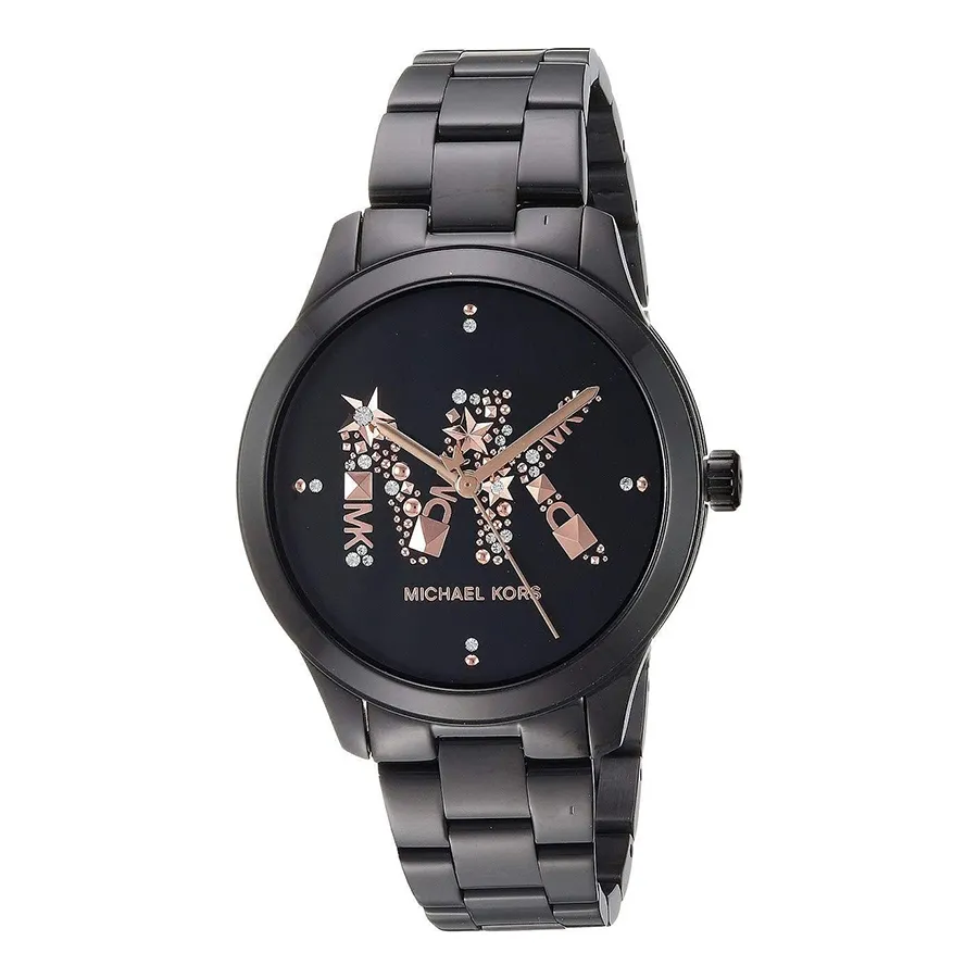 Đồng hồ Michael Kors - Đồng Hồ Nữ Michael Kors MK Runway Black MK6683 Màu Đen - Vua Hàng Hiệu