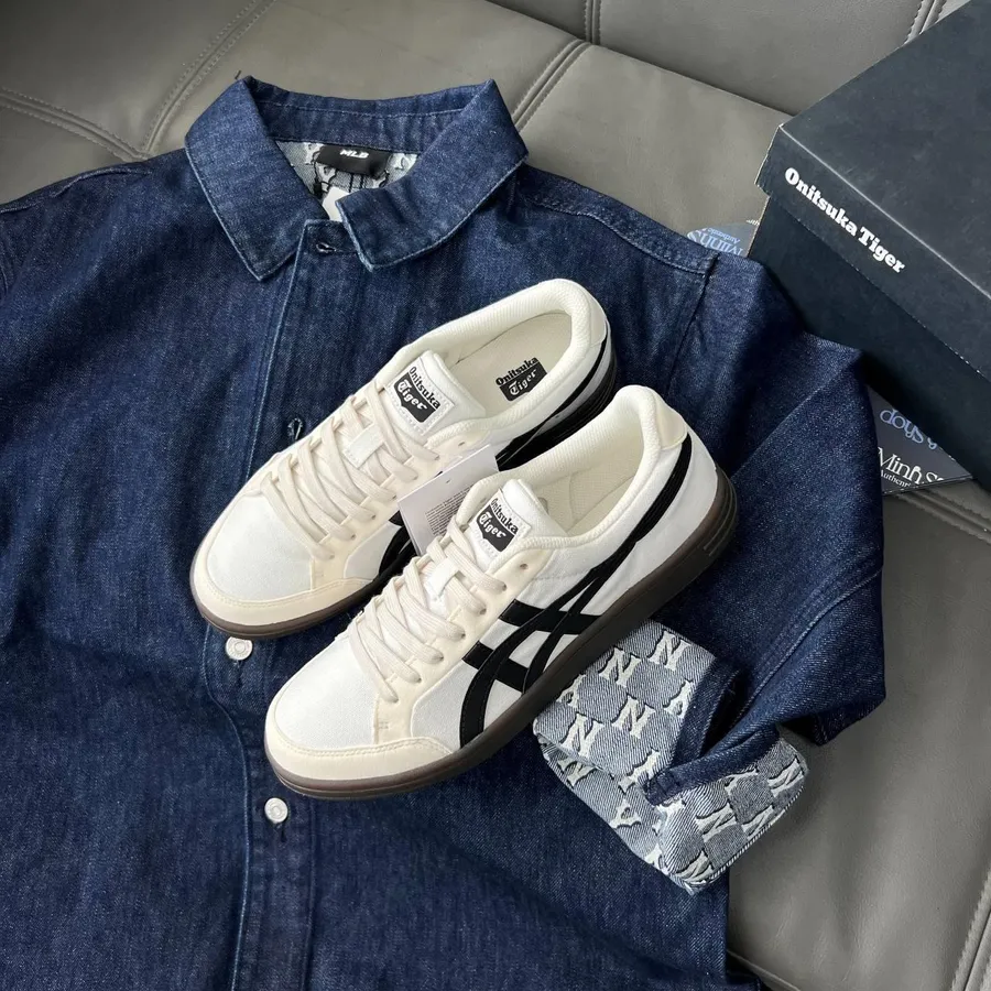 Giày Sneaker Onitsuka Tiger Advanti Cream White Black 1183B799 101