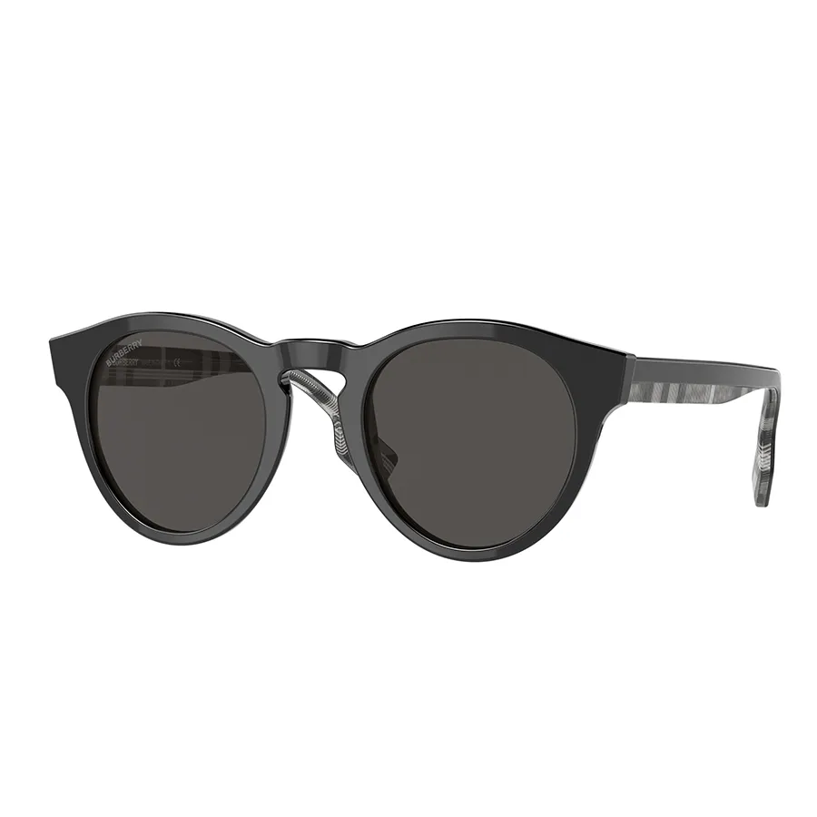 Kính mắt Burberry - Kính Mát Burberry Sunglasses BE4359 399687 49 Màu Xám Đen - Vua Hàng Hiệu