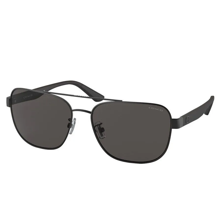 Kính mắt Coach - Kính Mát Coach Men Sunglasses HC7122 939087 58mm Màu Đen Xám - Vua Hàng Hiệu