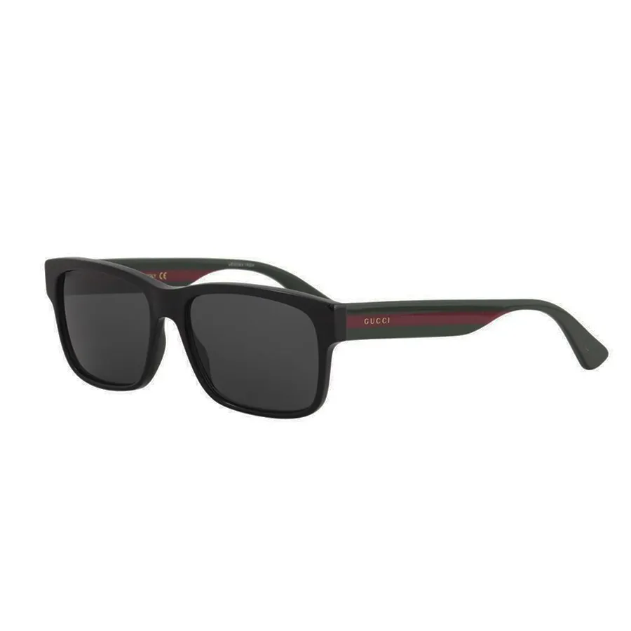 Kính Mát Gucci Grey Square Men's Sunglasses GG0340S-006 58 Màu Xám Đen
