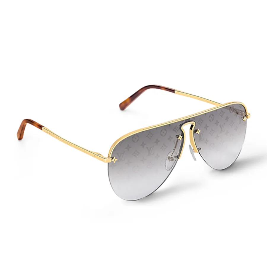 Kính Mát Nữ Louis Vuitton LV Grease Mask Glasses Z1469U Màu Bạc Vàng N-HM