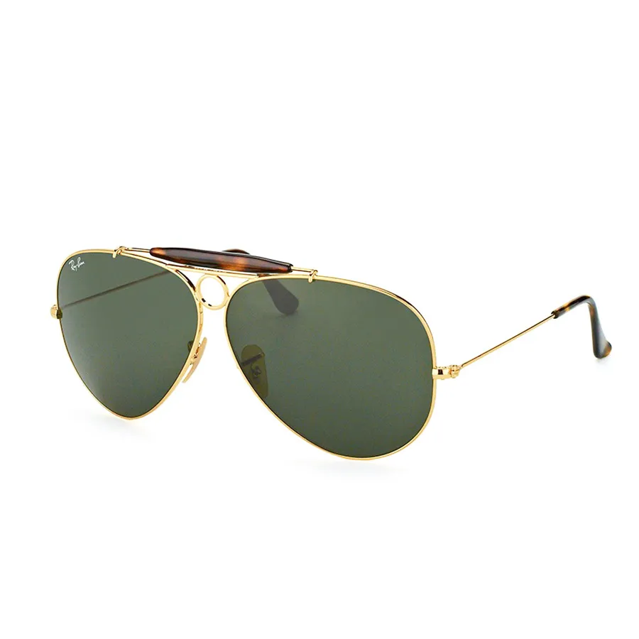 Kính Mát Rayban Aviator Shooter Sunglasses RB3138 181 62 Màu Xanh Green