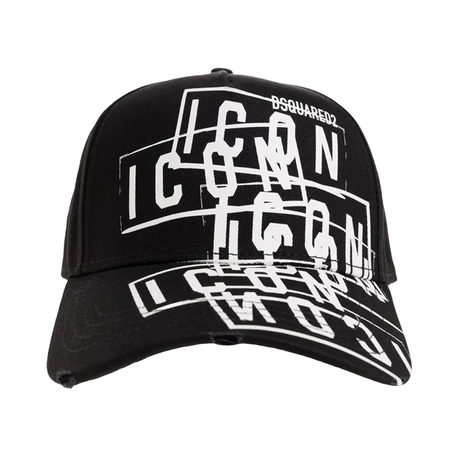 DSquared2 - Mũ Dsquared2 Baseball Cap BCM0789 05C00001 M063 Màu Đen - Vua Hàng Hiệu