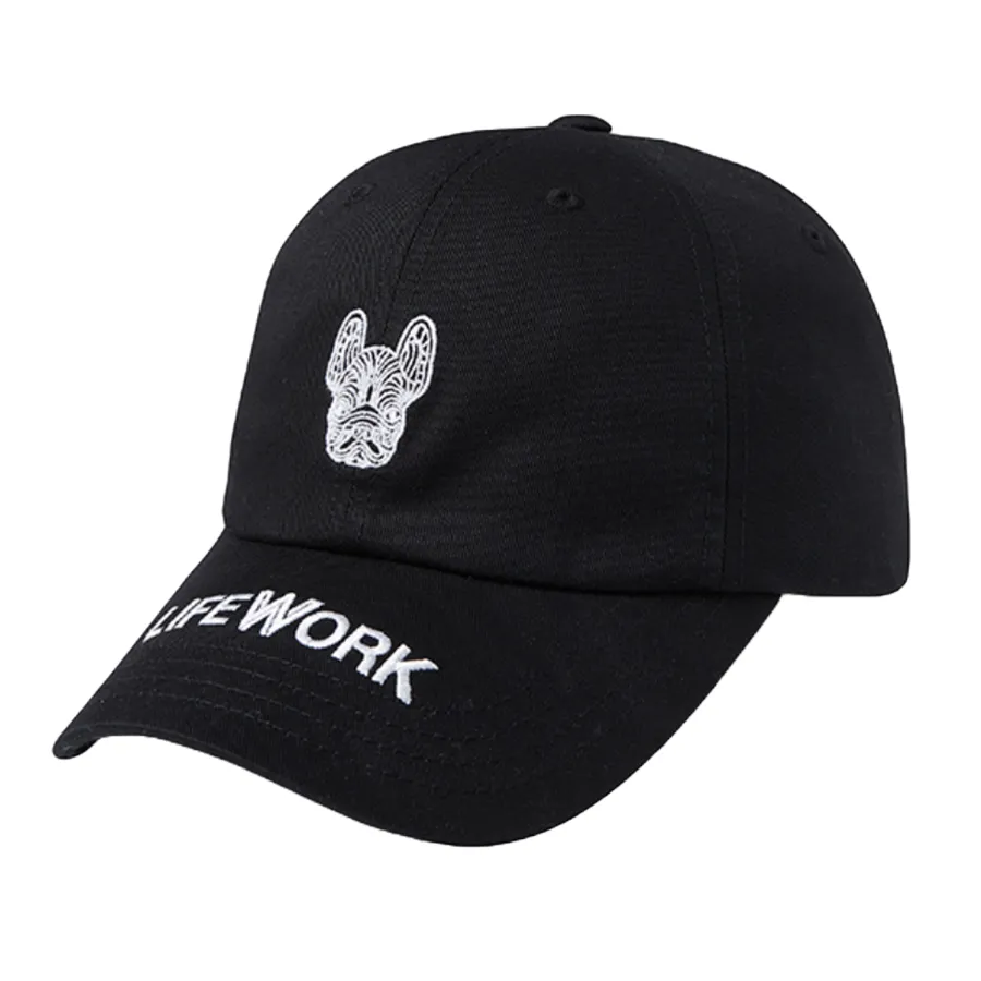 LifeWork - Mũ LifeWork Radock Softball Cap Black LW225CP200 Màu Đen - Vua Hàng Hiệu