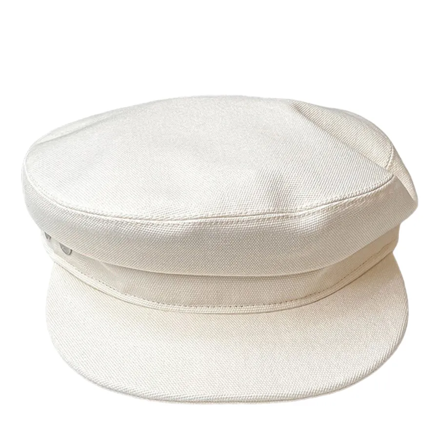 Mũ nón Pháp - Mũ Nữ Hermès Newsboy Cap Màu Trắng Size 57 - Vua Hàng Hiệu