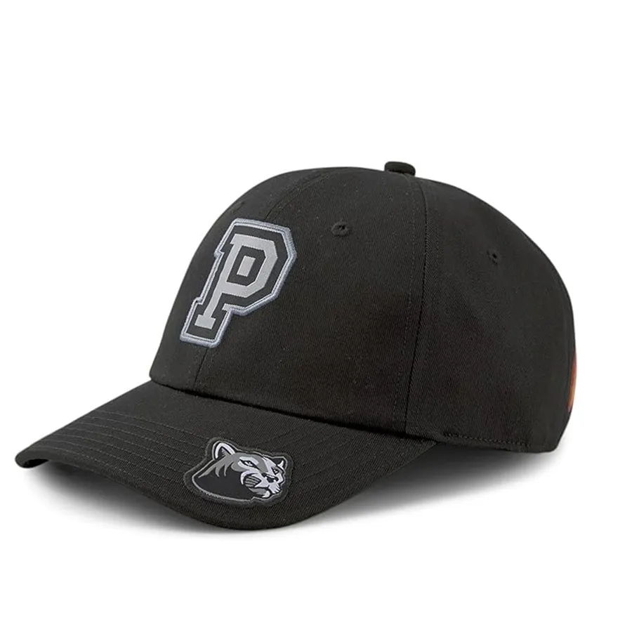 Mũ nón Puma Đen - Mũ Puma Hat Patch Cap 023572 01 Màu Đen - Vua Hàng Hiệu
