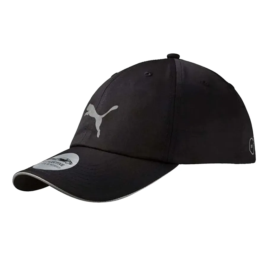 Mũ nón Cotton - Mũ Puma Running III Jockey Black 052911-01 Màu Đen Size 57-60 - Vua Hàng Hiệu