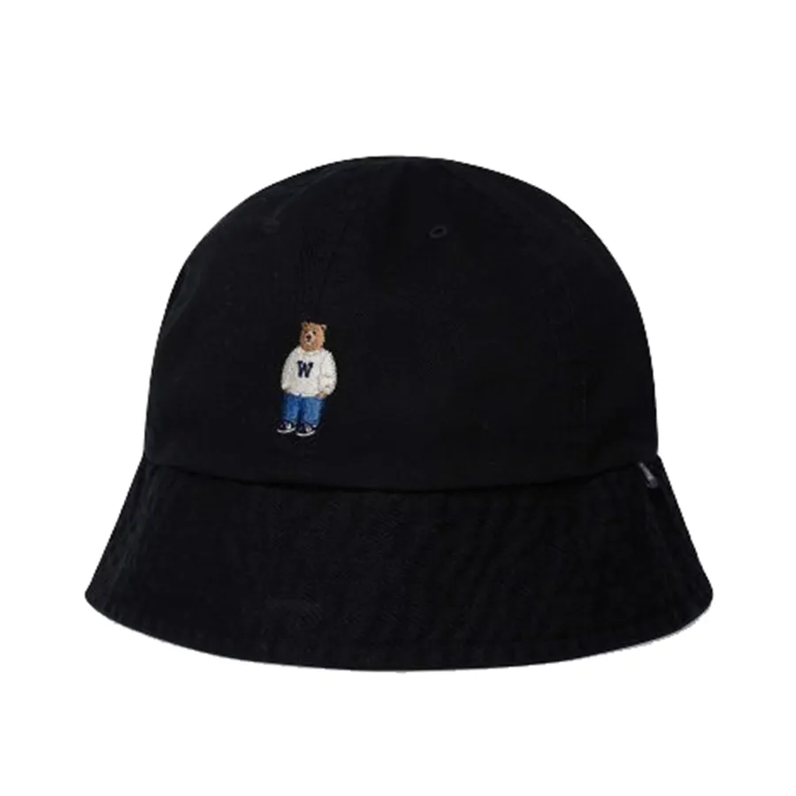 Mũ nón - Mũ WHOAU Steve Bucket Hat WHACD4933A-01 Màu Đen - Vua Hàng Hiệu
