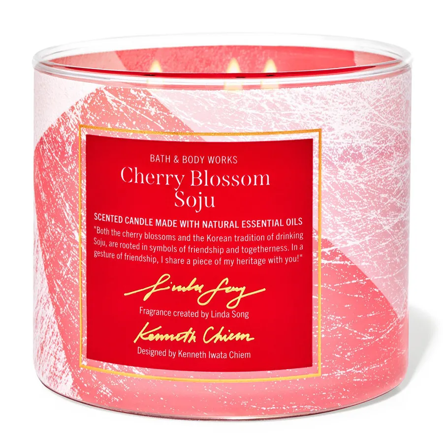 Nến Thơm Bath & Body Works Cherry Blossom Soju 411g
