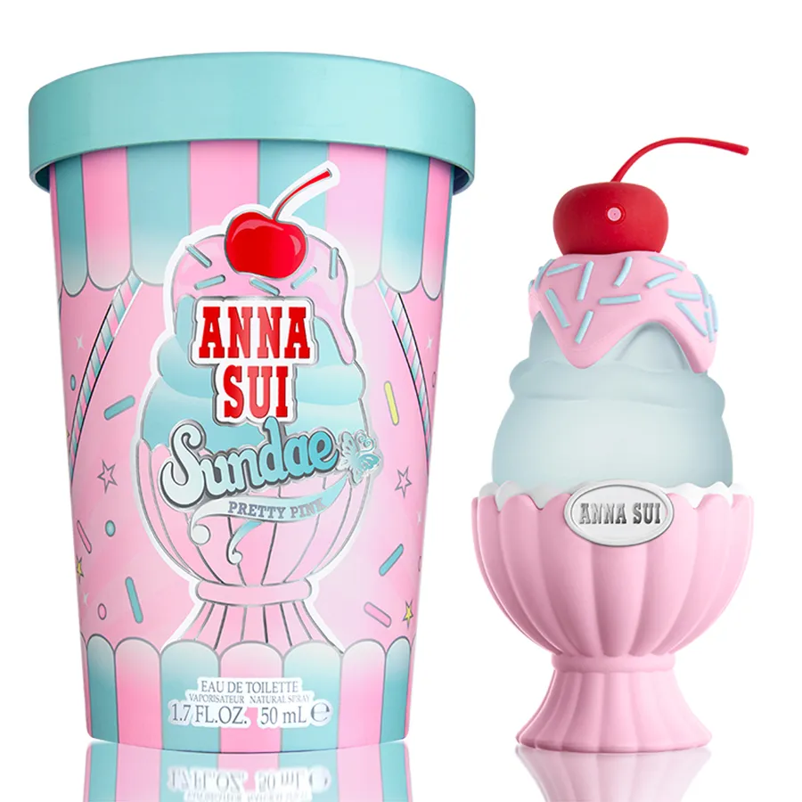 Nước hoa 50ml - Nước Hoa Nữ Anna Sui Sundae Pretty Pink EDT 50ml - Vua Hàng Hiệu