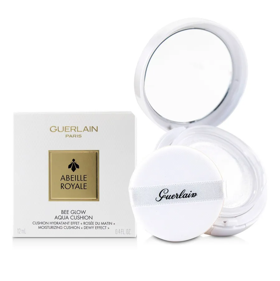 Trang điểm Phấn nước - Phấn Nước Guerlain Abeille Royale Bee Glow Aqua Cushion Tone 01 Very Light 12ml - Vua Hàng Hiệu