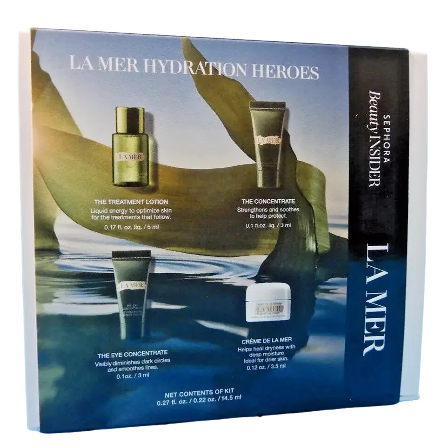 Set Mini La Mer Dưỡng Trắng (Nước Thần 5ml + Serum Phục Hồi