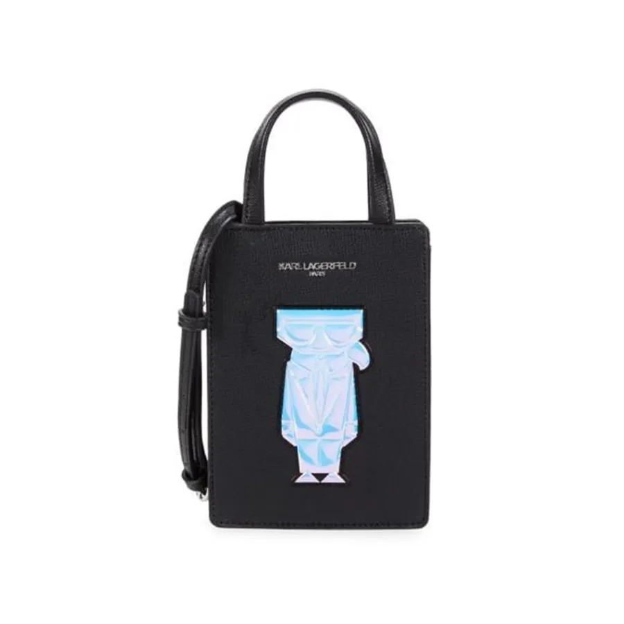 Karl Lagerfeld - Túi Đeo Chéo Nữ Karl Lagerfeld Graphic Crossbody Bag Màu Đen - Vua Hàng Hiệu