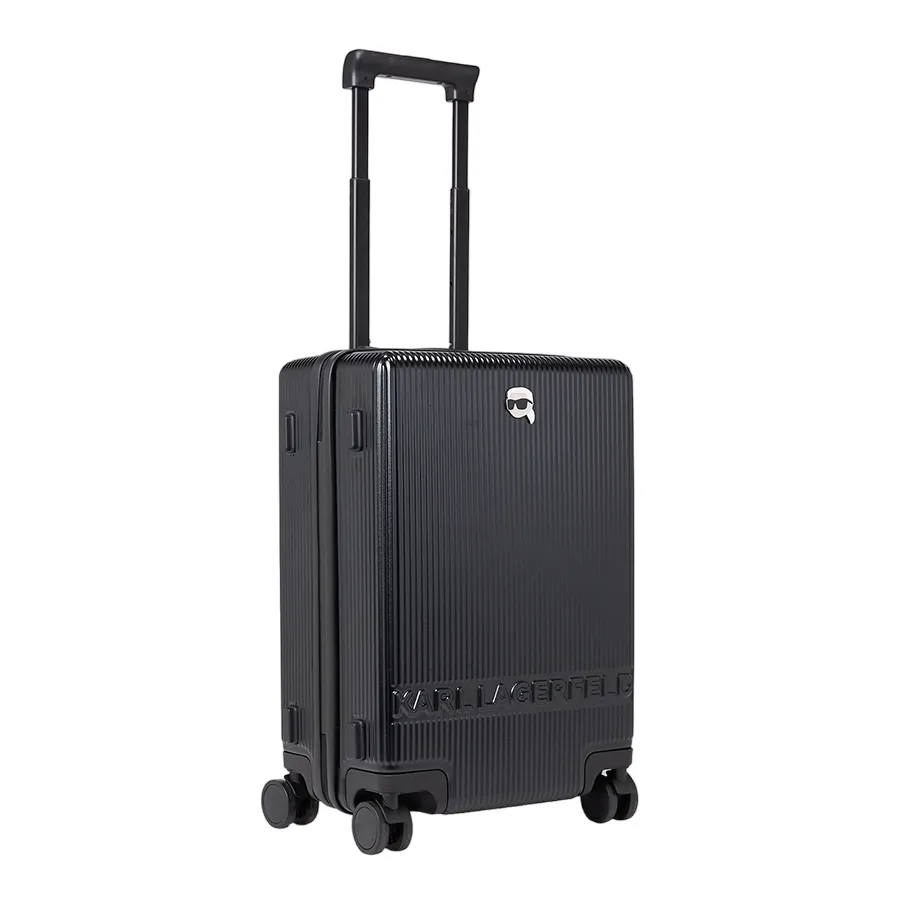 Túi xách Pháp - Vali Karl Lagerfeld K/Ikonik Hard Shell Trolley Case Màu Đen Size 20 - Vua Hàng Hiệu