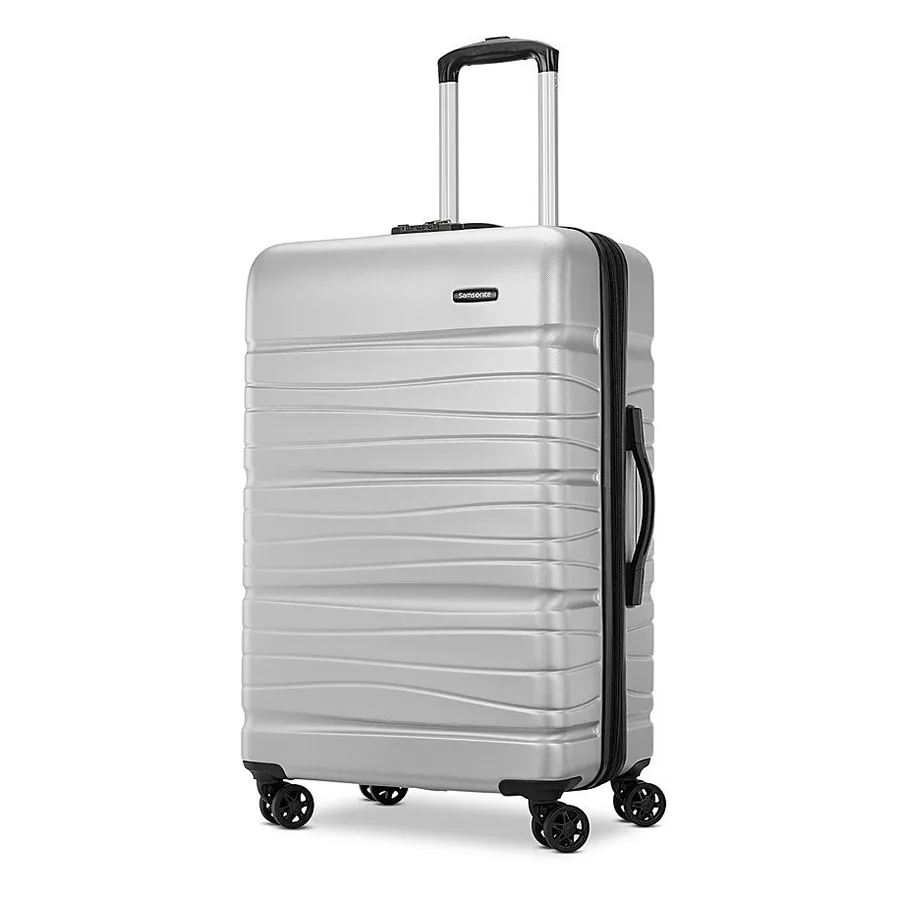 Túi xách Vali - Vali Samsonite Evolve SE Spinner Suitcase Màu Trắng Xám Size 24 - Vua Hàng Hiệu