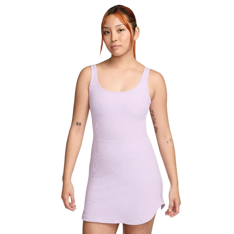 slim fit dress slacks Nike Court Dri-Fit Advantage Dress Women-Coral main image 0