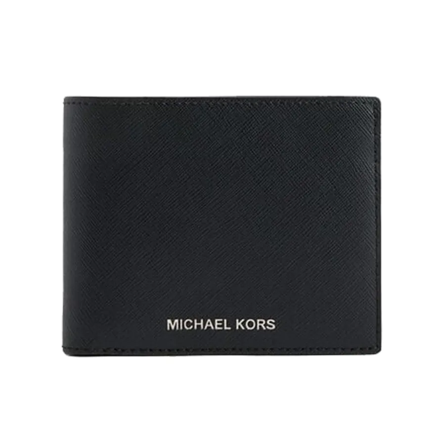 Ví Nam Michael Kors MK Harrison Leather Billfold Wallet With Passcase 36U9LHRF6L Màu Đen