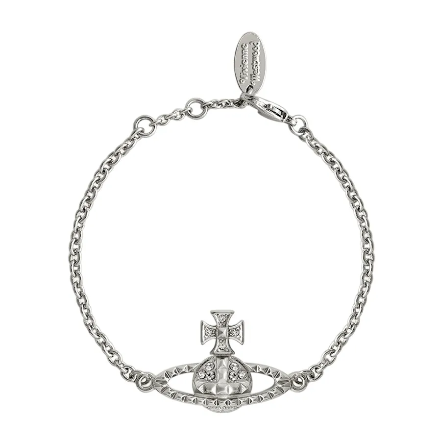Vivienne Westwood - Vòng Đeo Tay Vivienne Westwood Mayfair Bas Relief Bracelet 8050568216476 Màu Bạc - Vua Hàng Hiệu