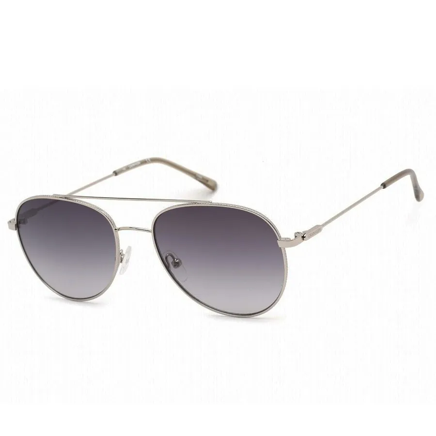 Kính mắt Xám bạc - Kính Mát Unisex Calvin Klein CK Pilot Sunglasses CK20120S-045 Màu Xám Bạc - Vua Hàng Hiệu