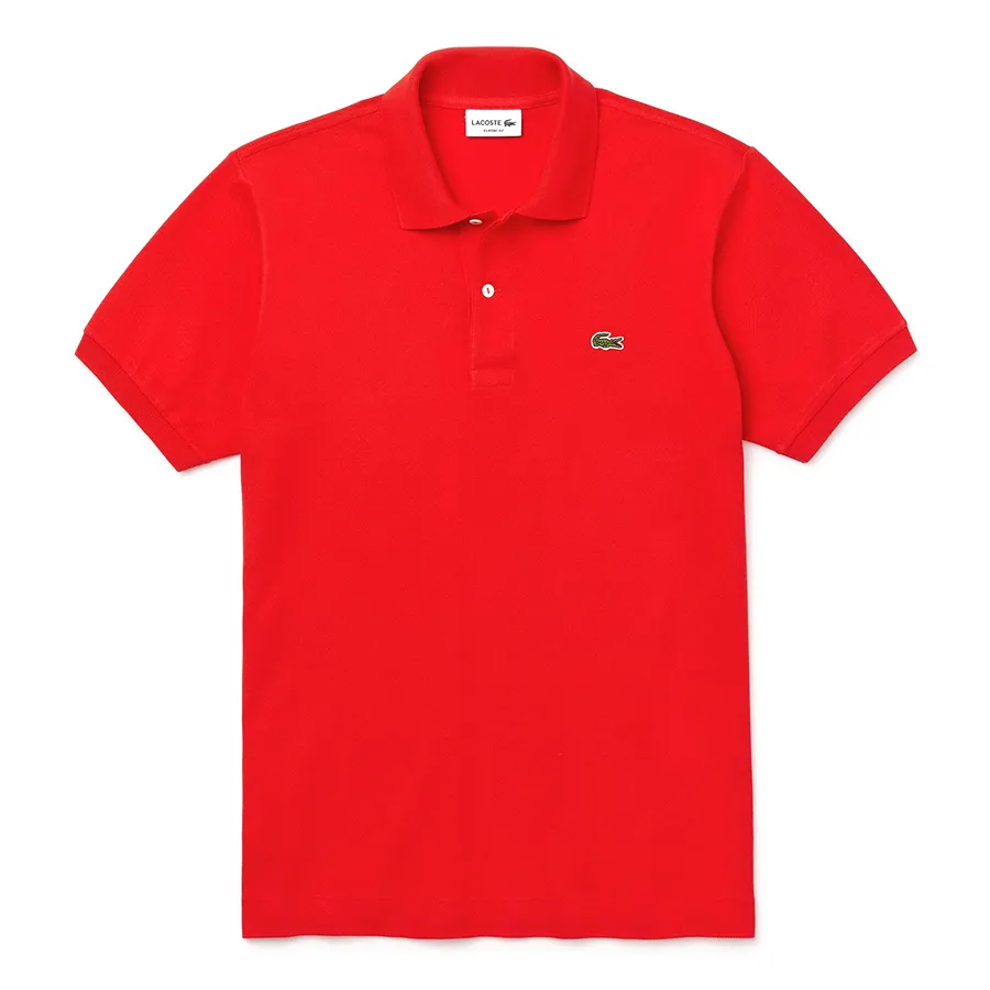 Thời trang Unisex - Áo Polo Nam Lacoste Classic Fit Polo Shirt L1212 S5H Màu Đỏ Tươi Size 5 - Vua Hàng Hiệu