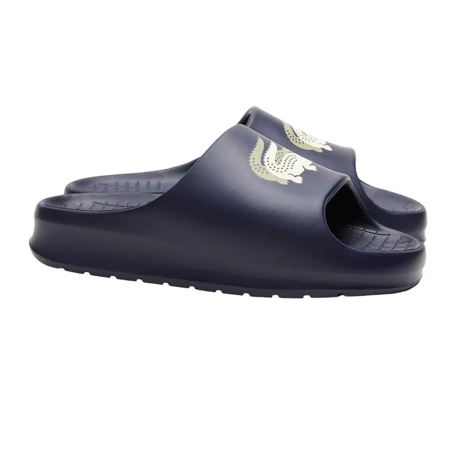 Dép Lacoste - Dép Nam Lacoste Serve Slide 2.0 Evo Slides 45CMA0005 J18 Màu Xanh Navy Size 40.5 - Vua Hàng Hiệu