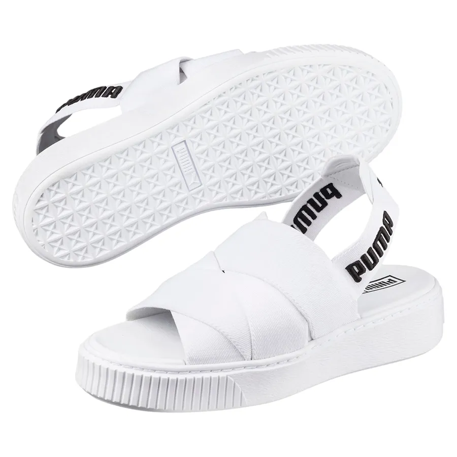 Dép - Dép Sandal Nữ Puma Platform Sandal White 365478 02 Màu Trắng Size 38 - Vua Hàng Hiệu