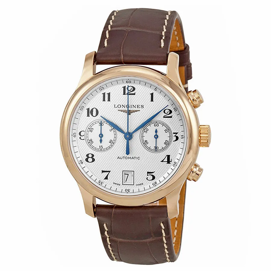 Đồng hồ Longines - Đồng Hồ Nam Longines L2.669.8.78.3 Màu Nâu Vàng - Vua Hàng Hiệu