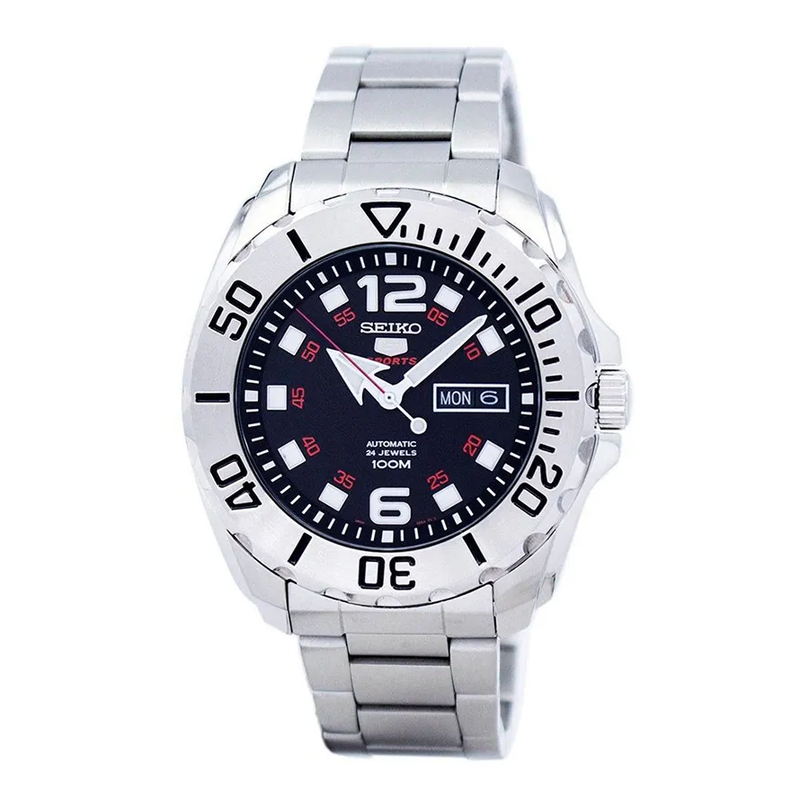 Đồng hồ - Đồng Hồ Nam Seiko 5 Sport SRPB33K1 Màu Bạc Đen - Vua Hàng Hiệu