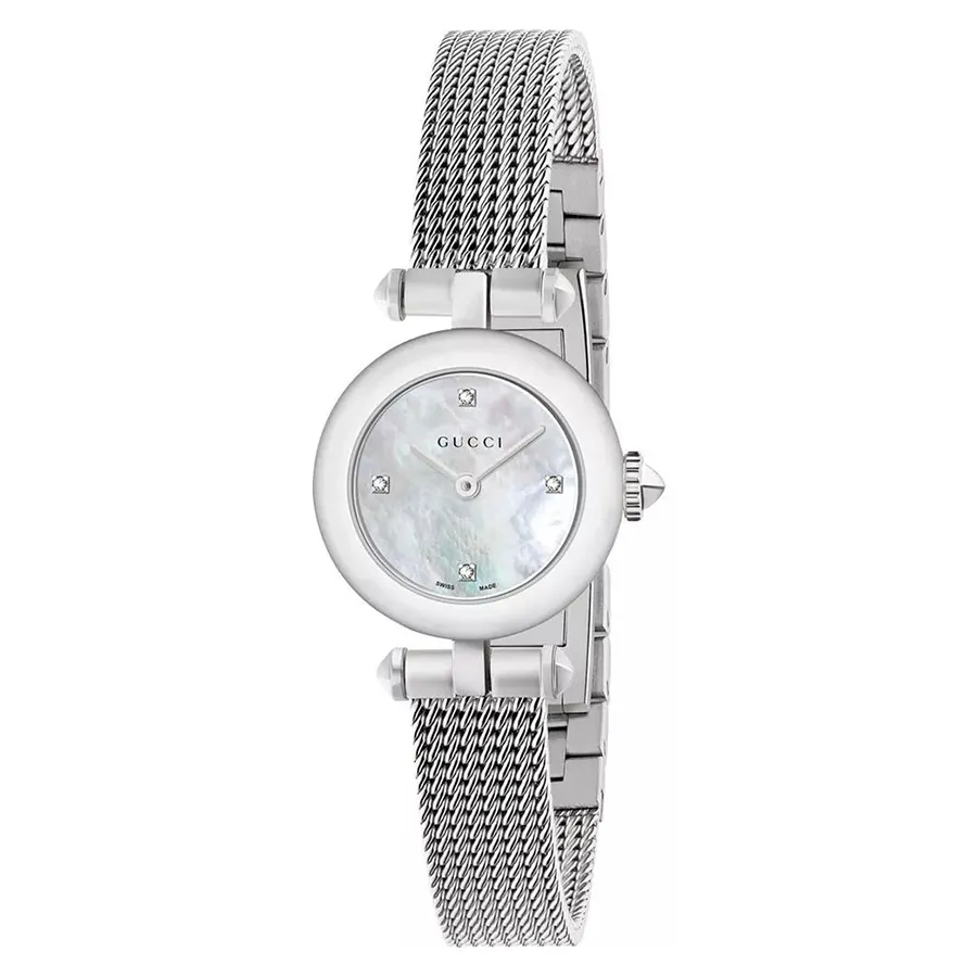 Đồng hồ Ý - Đồng Hồ Nữ Gucci Diamantissima Small Watch 22mm YA141512 Màu Bạc - Vua Hàng Hiệu