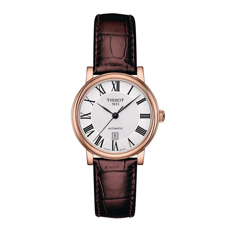 Đồng hồ - Đồng Hồ Nữ Tissot T-Classic Carson T122.207.36.033.00 (T1222073603300) Màu Nâu Vàng Hồng - Vua Hàng Hiệu