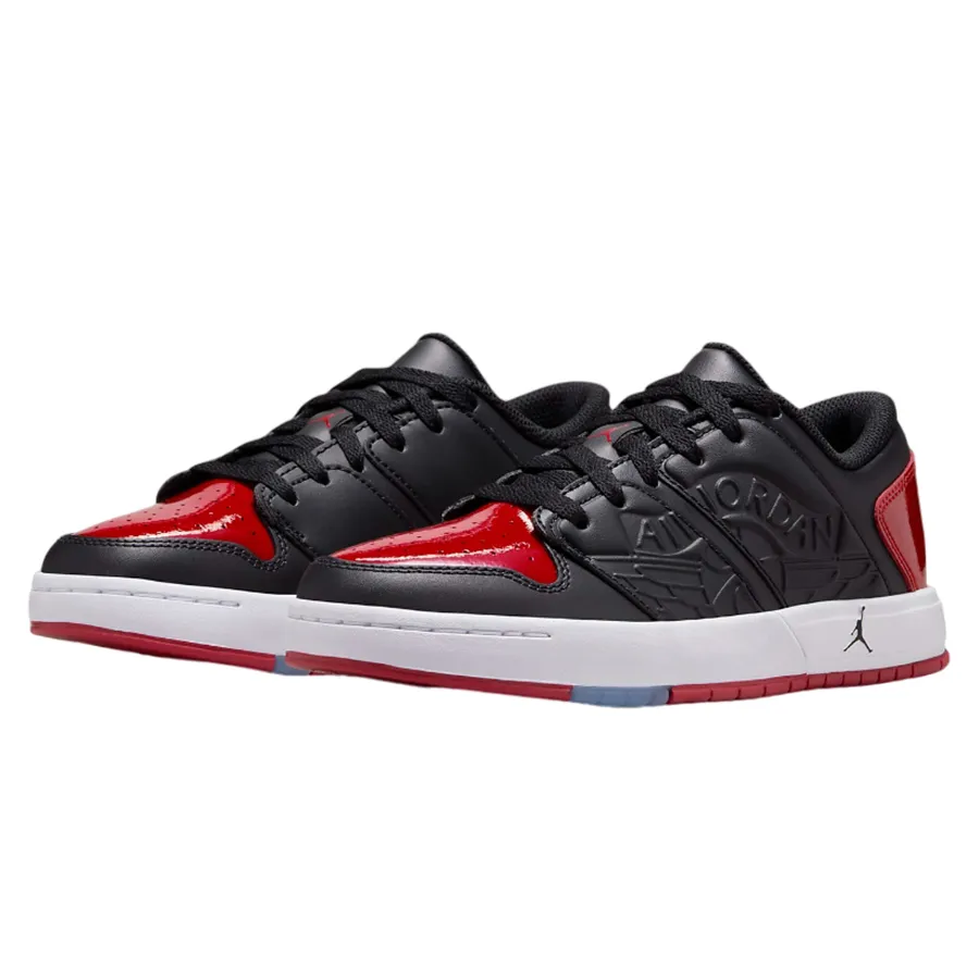 Giày Đen - Đỏ - Giày Thể Thao Nam Nike Jordan Nu Retro 1 Low Shoes FB4412-006 Màu Đen Đỏ - Vua Hàng Hiệu